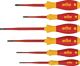 Schraubendrehersatz 3201 K6 6-tlg.Schlitz/PH slim fix VDE WIHA