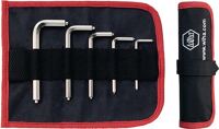 Winkelschraubendrehersatz 5tlg. 6KT m.Zapfen SW 3,4,5,6,8mm glanzvernickelt