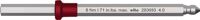 Wechselkl.38801 1,5mm 0,9 Nm rot f.Schrauben m.Innensechskant-Profil L.75mm WIHA