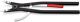 Sicherungsringzange A 5 f.Wellen D.122-300mm ger.L.560mm KNIPEX