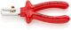 Abisolierzange L.160mm VDE verchr.tauchisol.m.Öffnungsf.KNIPEX