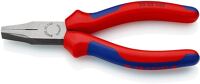 Flachzange Gesamt-L.140mm Kopf pol.schwarz atram.Mehrkomp.-Hülle KNIPEX