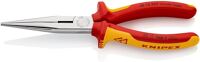 Flachrundzange L.200mm ger.VDE Mehrkomp.-Hüllen KNIPEX