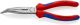 Flachrundzange L.200mm pol.40Grad gew.Mehrkomp.-Hülle KNIPEX