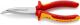 Flachrundzange L.200mm 40Grad gew.VDE Mehrkomp.-Hüllen KNIPEX
