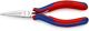 Elektronik-Greifzange Gesamt-L.145mm flachrunde Backen Form 6 Mehrkomp.-Hüllen