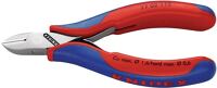 Elektronikseitenschneider L.115mm Form 2 Facette nein 2K-Hülle spiegelpol.KNIPEX