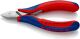 Elektronikseitenschneider L.115mm Form 4 Facette nein 2K-Hülle spiegelpol.KNIPEX