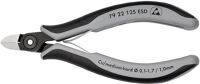 Präzisions-Elektronik-Seitenschneider L.125mm Form 2 Facette nein pol.ESD KNIPEX