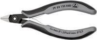 Präzisions-Elektronik-Seitenschneider L.125mm Form 5 Facette ja,sehr kl. ESD