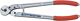 Drahtseil-/Kabelschere L.445mm pol. Drahtseil-D.10mm KNIPEX Kupfer-/Alu-