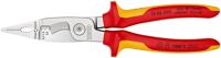 Elektroinstallationszange L.200mm VDE verchr.Mehrkomp.-Hüllen o.Öffnungsf.KNIPEX