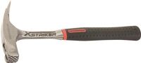 Ganzstahllatthammer 950g m.Magnet geraut 950g PEDDINGHAUS