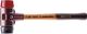 Schonhammer SIMPLEX L.330mm Kopf-Ø 40mm mittelh./hart HO Gum.schw./Plastik rot