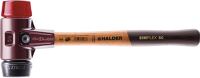 Schonhammer SIMPLEX L.405mm Kopf-Ø 60mm mittelh./hart HO Gum.schw./Plastik rot