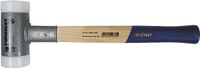 Schonhammer Gesamt-L.365mm Kopf-D.45mm Hickory rückschlagf.hart Nyl. weiß PROMAT