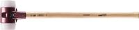 Vorschlaghammer SIMPLEX Kopf-D.140mm mittelhart Superplastik weiß Hickory HALDER