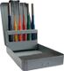 Splintentreibersatz 6tlg.3-4-5-6-8-10 mm mehrfarbig Metallkassette PROMAT