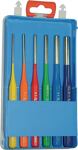 Splintentreibersatz 6tlg. D.3-10mm ganzverchr.farbig pulverb. Rennsteig