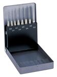 Splintentreibersatz 8tlg D.0,9-5,9mm CV. RENNSTEIG Metallkassette