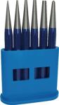 Durchtreibersatz 6tlg.1-2-3-4-5+Körner-D.4mm Ku.-Halter PROMAT