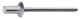 Dichtblindniet CAP® Nietschaft dxl 4x9,5mm Alu./STA 500 St.GESIPA