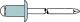 Blindniet Nietschaft dxl 5,0x12,0mm Alu/Edelstahl 500 St.GESIPA