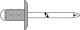 Blindniet PolyGrip® Nietschaft dxl 4,0x10,0mm K12 Alu/Edelstahl 500 St.GESIPA