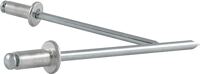 Standard-Blindniet ALFO Alu/Stahl Flachkopf 4x10, Klemmb.5,0-7,0mm VVG