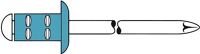 Blindniet PolyGrip® Nietschaft dxl 4,8x10mm VA 500 St.GESIPA