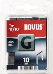 Flachdrahtklammer G Typ, NW-Nr.: 4000813880 11 B10,6xL10mm, Draht-B.1,25mm 600St./Pack.NOVUS  