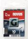 Flachdrahtklammer G Typ, NW-Nr.: 4000813880 11 B10,6xL10mm, Draht-B.1,25mm 600St./Pack.NOVUS