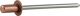 Dichtblindniet CERTO Kupfer/Edelstahl Flachkopf 3,2x9,5, Klemmb.3,0-5,0mm VVG