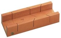 Gehrungsschneidlade L300xB62xH37mm Rotbuchenholz lack.