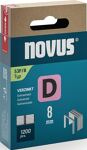 Flachdrahtklammer D Typ 53 F B11,3xL8mm Draht-B.1,25mm 1200 St.NOVUS