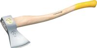 Forstaxt Rheinische Form 1400g Stiel-L.800mm OCHSENKOPF Kopf goldfarbig