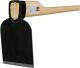 Kleinhacke Blattmaß 145x95x100mm geschmiedet,m.Eschenstiel G.1000g IDEAL