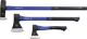 Spaltwerkzeugset Spalthammer 3kg,Axt 1,25kg,Beil 0,6kg Glasfaserstiel PROMAT