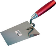 Maurerkelle L.160mm S.1,0mm S-Hals rostfrei Stahl rotes Heft