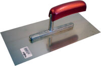 Glättekelle 280x130x0,6mm rostfrei Stahl rotes Heft