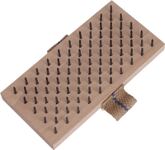 Edelputzkratzer 190x95mm 8reihig m.86Stahlstiften m.Holzrücken