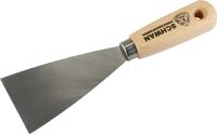 Malerspachtel B.60mm poliert,kon.geschl.H-Heft gehärteter STA SCHWAN