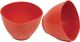 Gipsbecher Gummi D.125mm H.90mm Gummi rot super flexibel