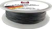 Fliesenlegergummi L.20m S.0,5mm f.Spannecken grau OVERMANN