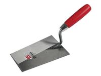 Tiroler Maurerkelle L.180mm B.125mm Holzheft,S-Hals gehärteter STA SCHWAN