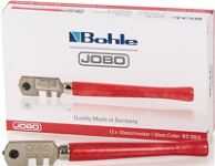 Glasschneider Jobo® f.Glasdicken v.3-6mm rundes H-Heft SILBERSCHNITT