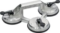 Saugheber Trgf.100kg, NW-Nr.: 4000817219 Kopf-D.118mm 3 Köpfe Alu, PROMAT Kopf-D.118mm  