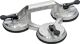 Saugheber Trgf.100kg, NW-Nr.: 4000817219 Kopf-D.118mm 3 Köpfe Alu, PROMAT Kopf-D.118mm