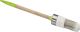 Ringpinsel Gr10 Borsten-L.83mm 20mm vollsynthetische Spezialborste roh.Holzstiel