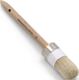 Ringpinsel Gr.10 Borsten-L.87mm 20mm helle Chinaborste roh.Holzstiel NÖLLE